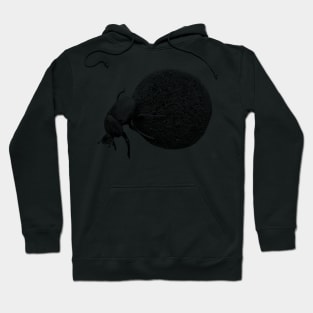 Dung Beetle Rolling Dung Ball African Wildlife Hoodie